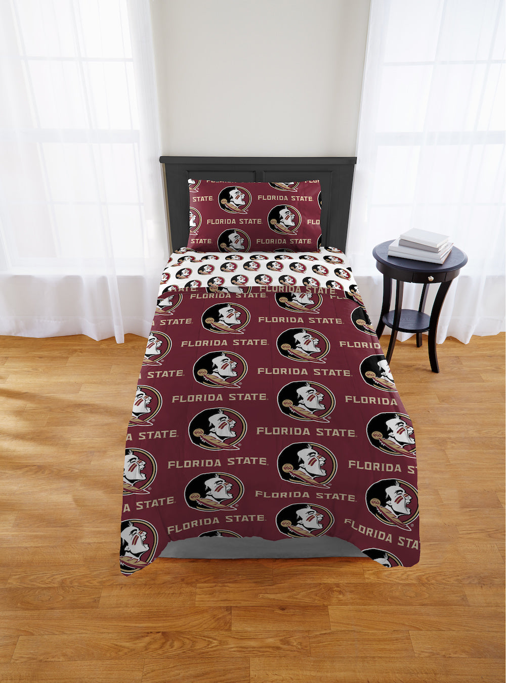 Florida State Seminoles twin size bed in a bag