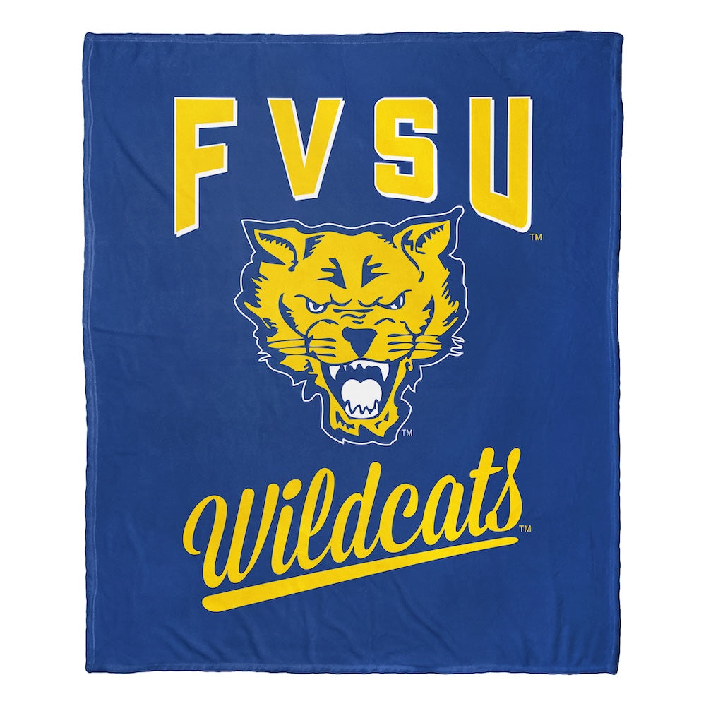 Fort Valley State Wildcats official silk touch throw blanket