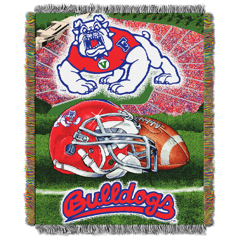 Fresno State Bulldogs woven home field tapestry