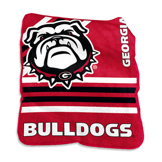 Georgia Bulldogs Raschel throw blanket