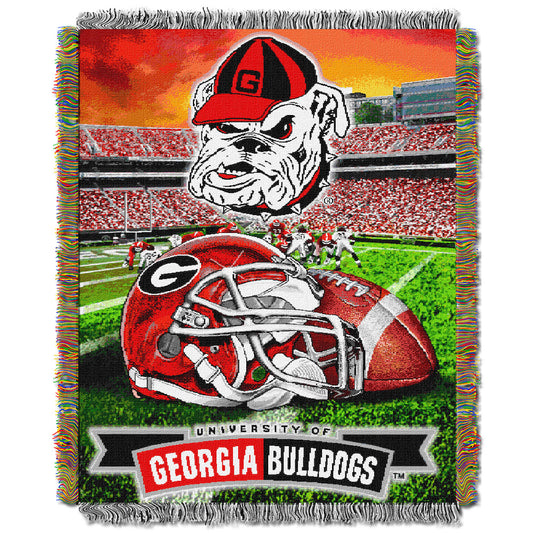 Georgia Bulldogs woven home field tapestry