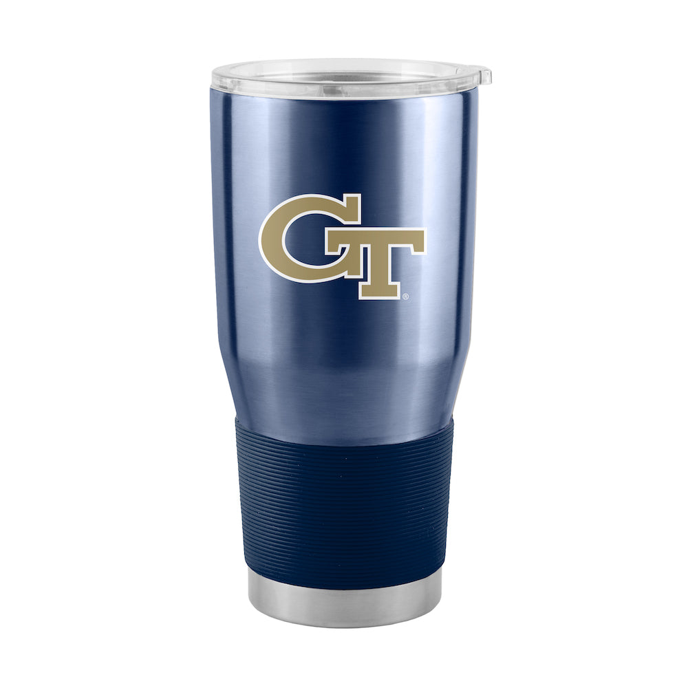 Georgia Tech Yellow Jackets 30 oz stainless steel travel tumbler