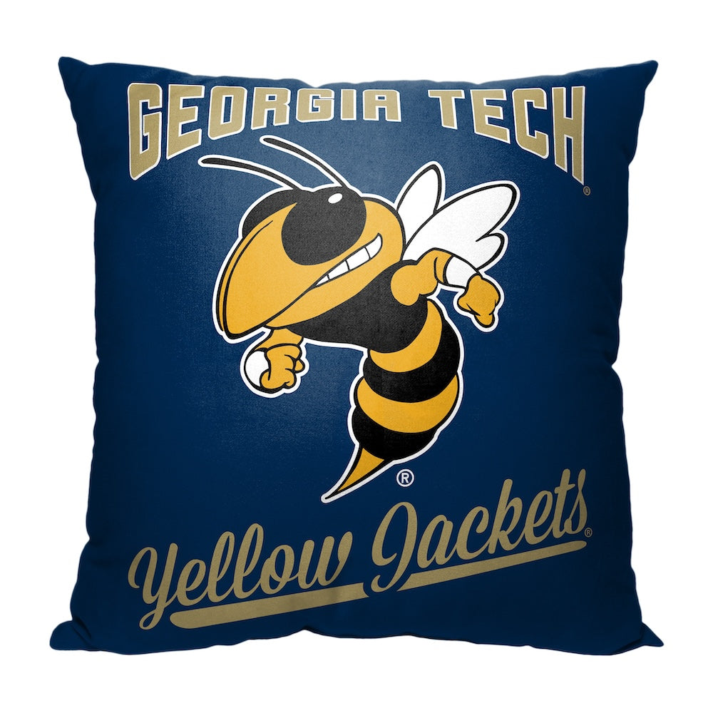 Georgia Tech Yellow Jackets OFFICIAL throw pillow