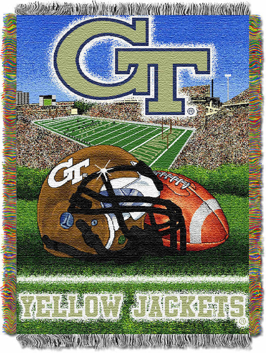 Georgia Tech Yellow Jackets woven home field tapestry