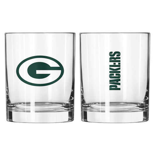 Green Bay Packers Rocks Glass