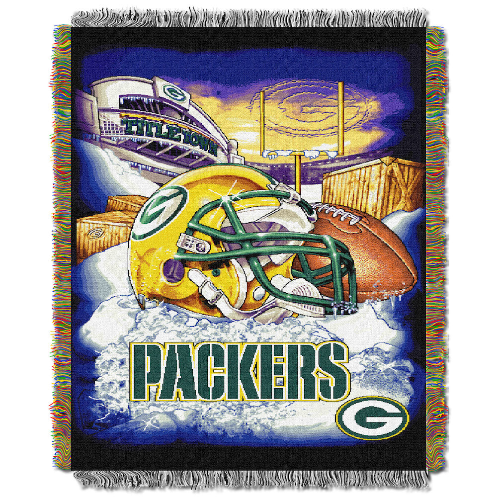 Green Bay Packers woven home field tapestry