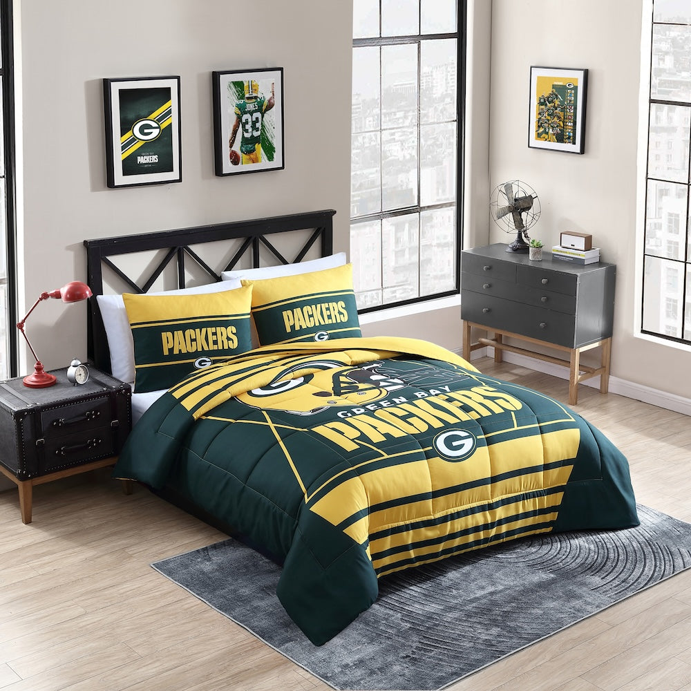 Green Bay Packers queen size comforter set