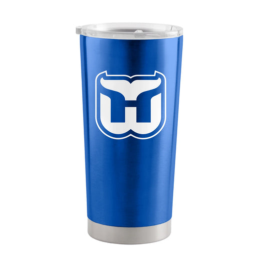 Hartford Whalers 20 oz stainless steel travel tumbler