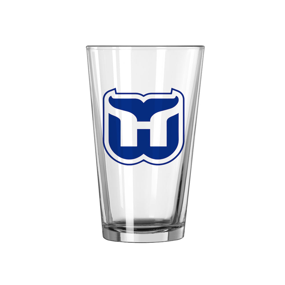 Hartford Whalers pint glass