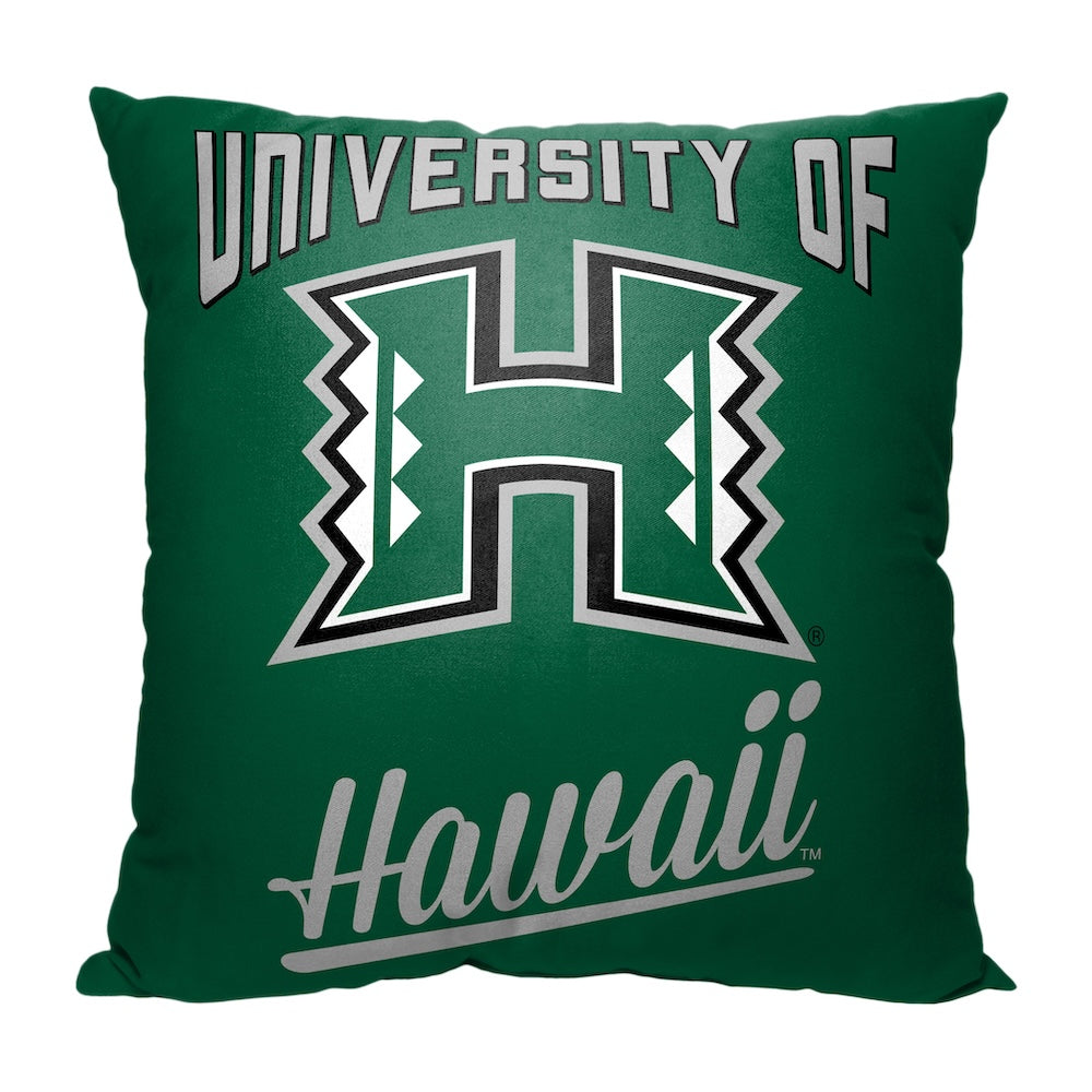 Hawaii Warriors OFFICIAL throw pillow