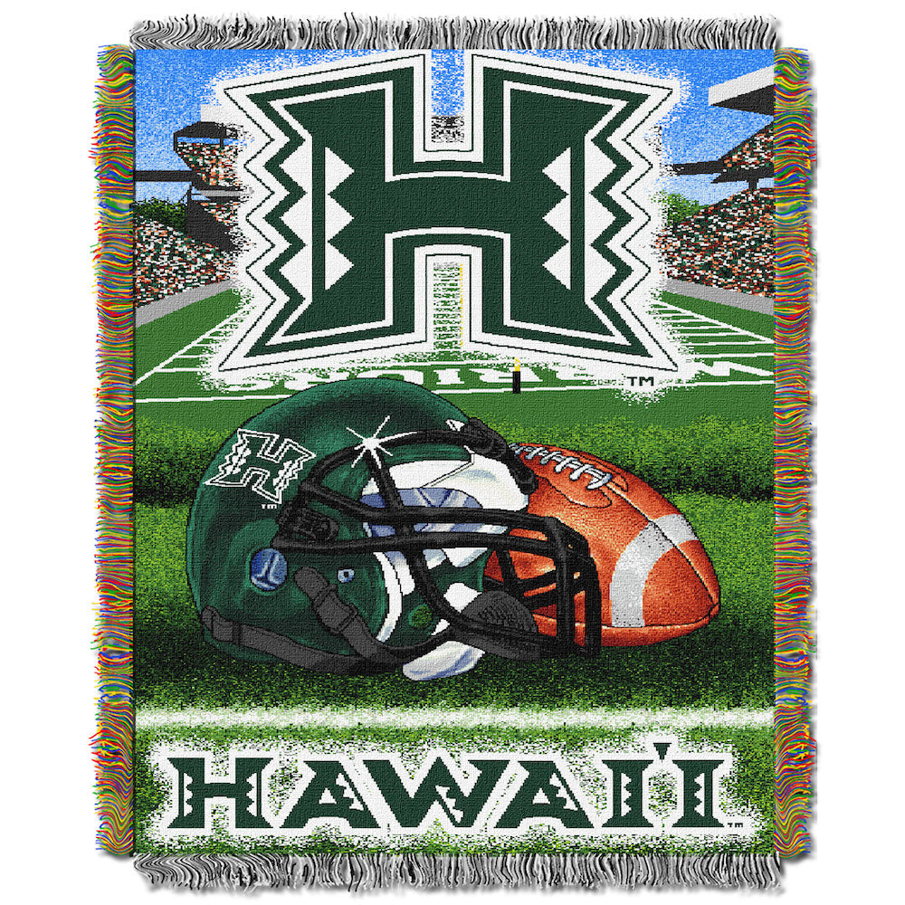 Hawaii Warriors woven home field tapestry