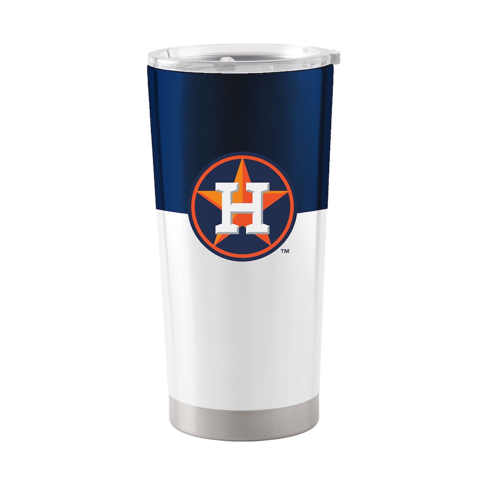 Houston Astros 20 oz color block travel tumbler
