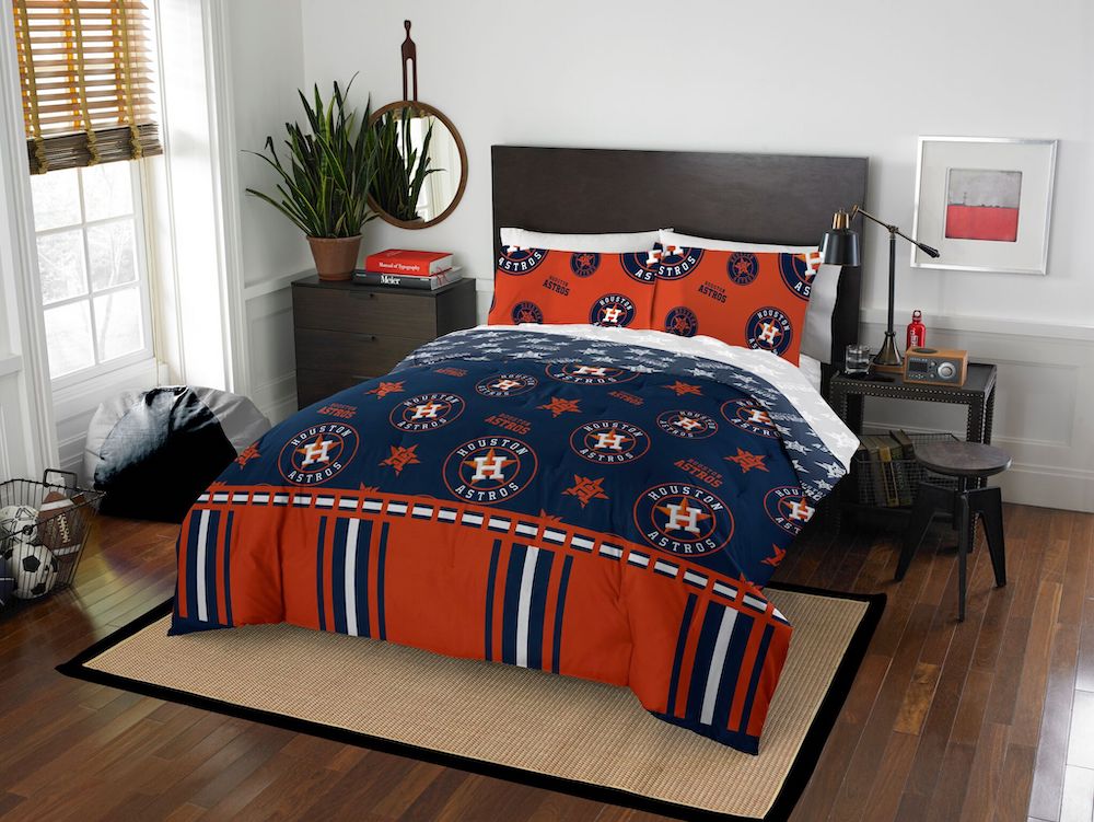 Houston Astros full size bed in a bag