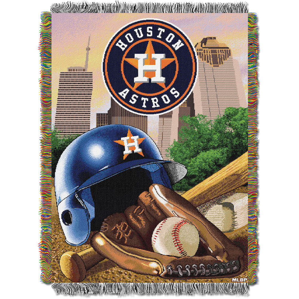 Houston Astros woven home field tapestry