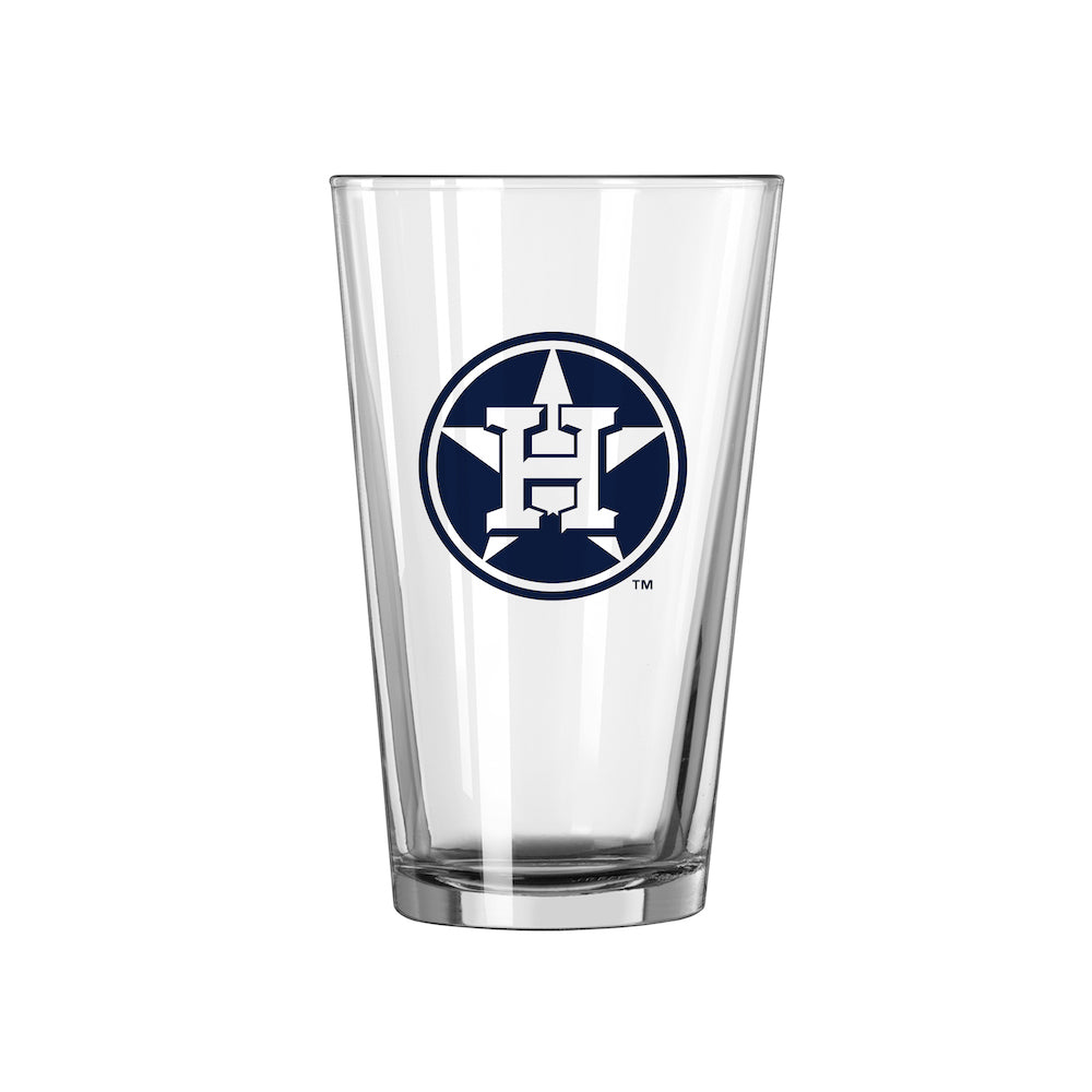 Houston Astros pint glass