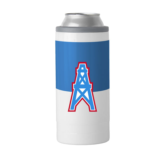 Houston Oilers colorblock slim can coolie