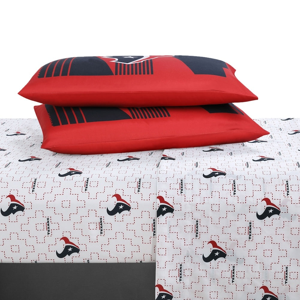 Houston Texans bed in a bag sheets