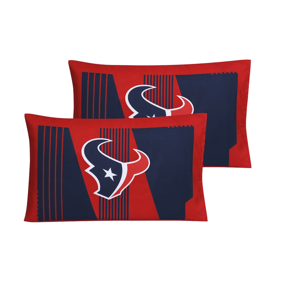 Houston Texans pillow shams