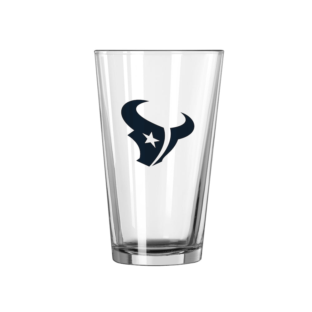 Houston Texans pint glass