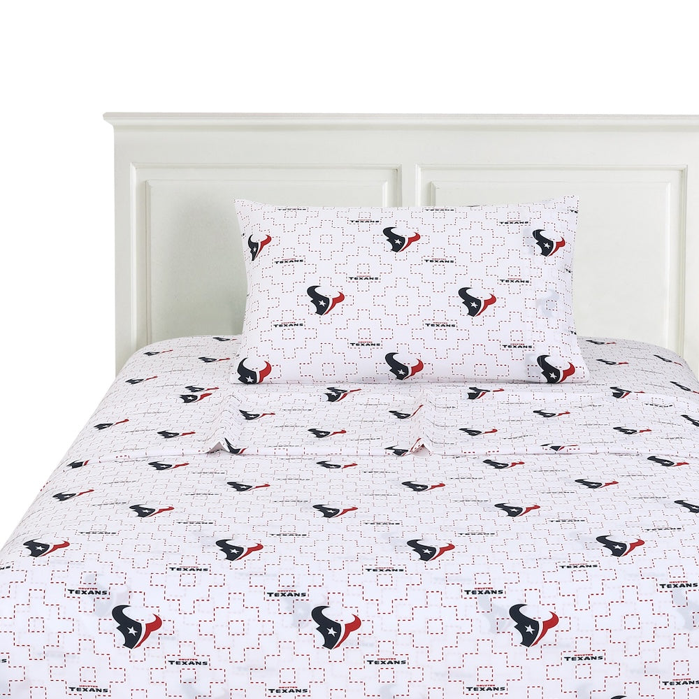 Houston Texans Twin Sheets