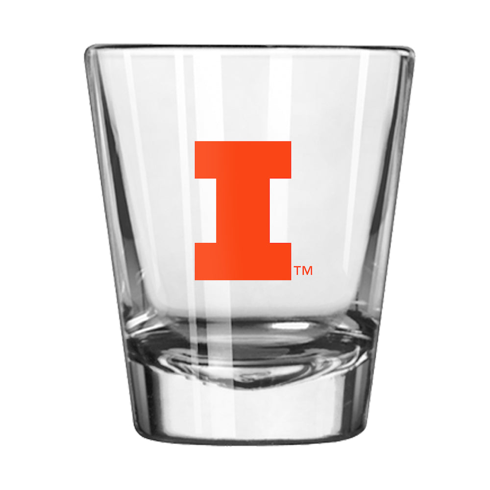 Illinois Fighting Illini shot glass