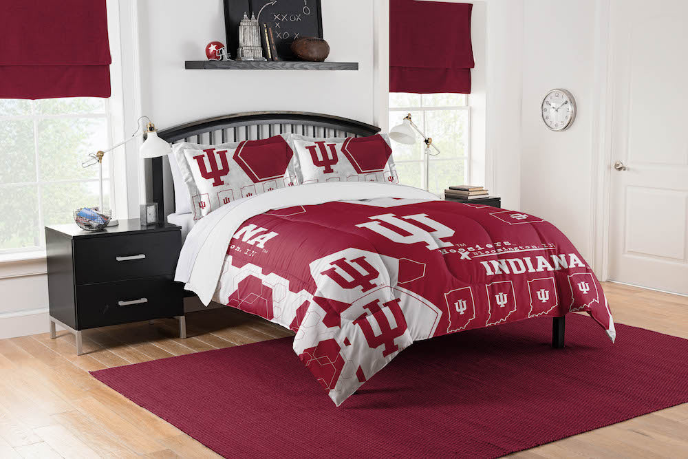Indiana Hoosiers queen size comforter set