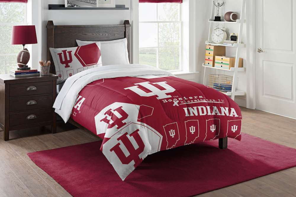 Indiana Hoosiers twin size comforter set