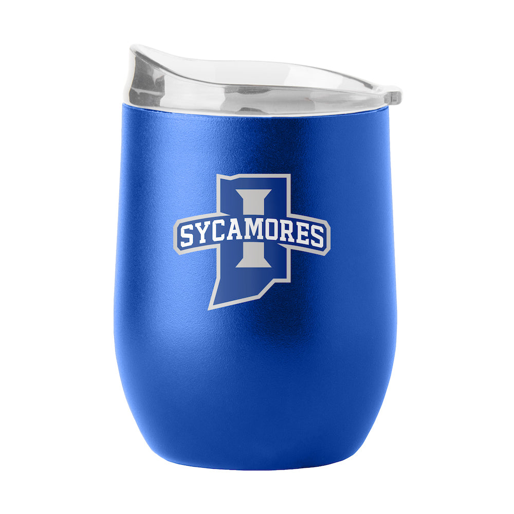 Indiana State Sycamores curved drink tumbler