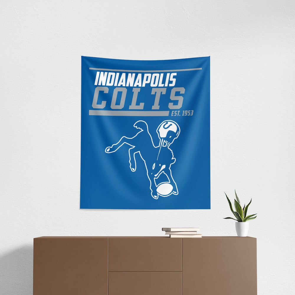 Indianapolis Colts Premium Throwback Wall Hanging