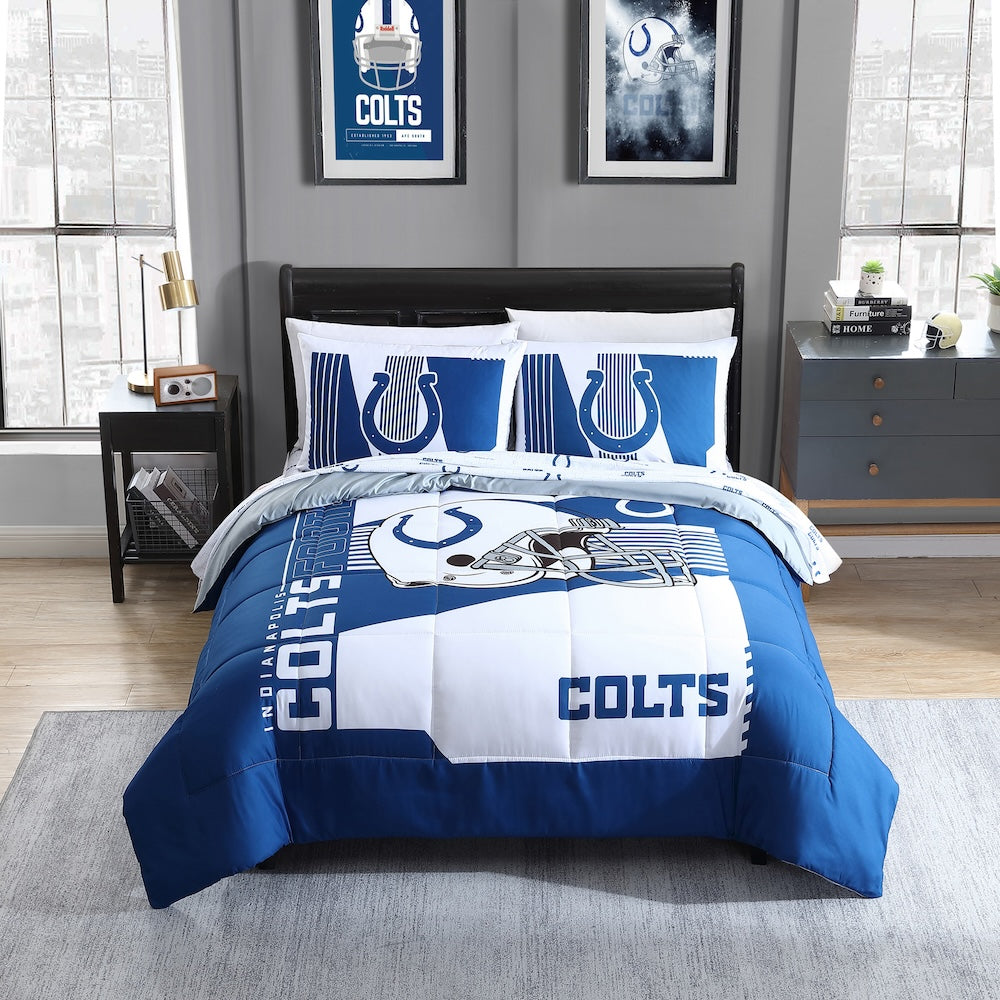 Indianapolis Colts full size bed in a bag