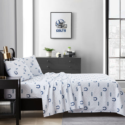 Indianapolis Colts queen full sheet set