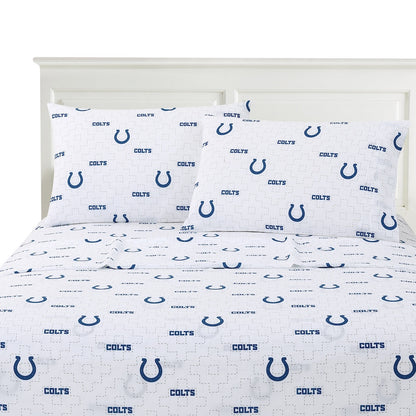 Indianapolis Colts logo bedsheet set