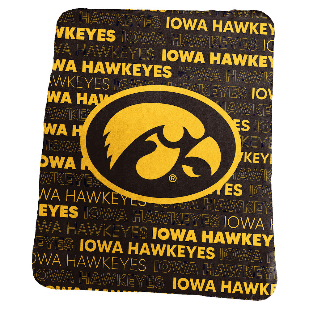 Iowa Hawkeyes Classic Fleece Blanket