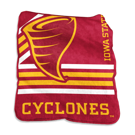 Iowa State Cyclones Raschel throw blanket
