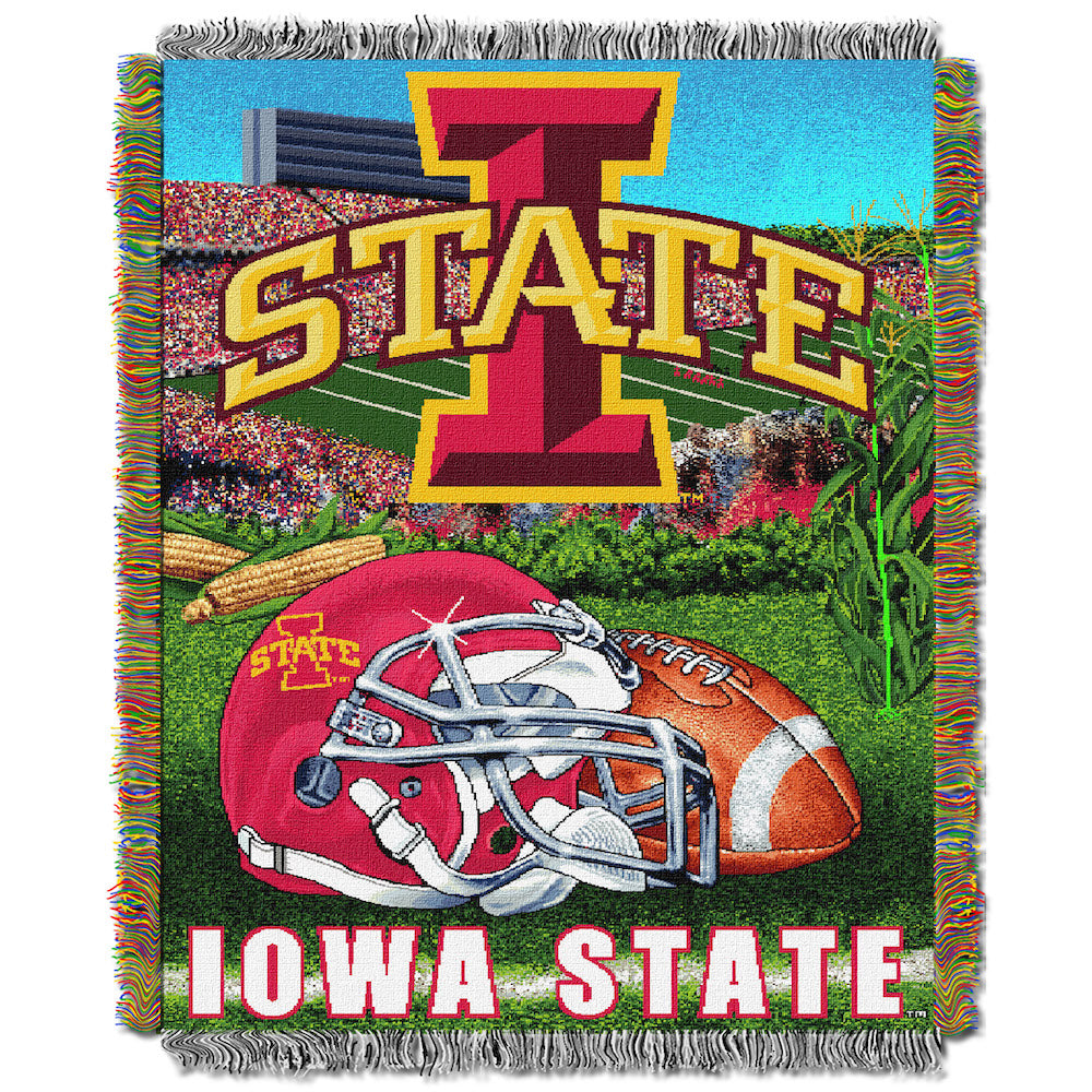 Iowa State Cyclones woven home field tapestry