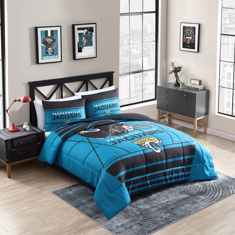 Jacksonville Jaguars queen size comforter set