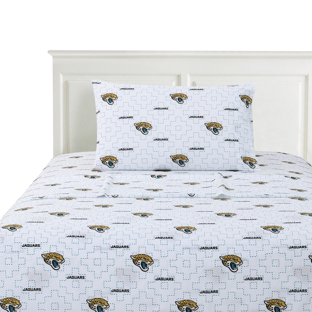 Jacksonville Jaguars Twin Sheets