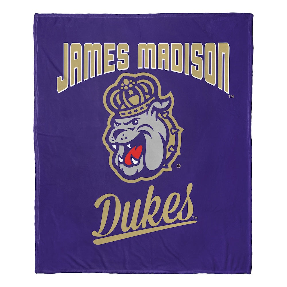 James Madison Dukes official silk touch throw blanket