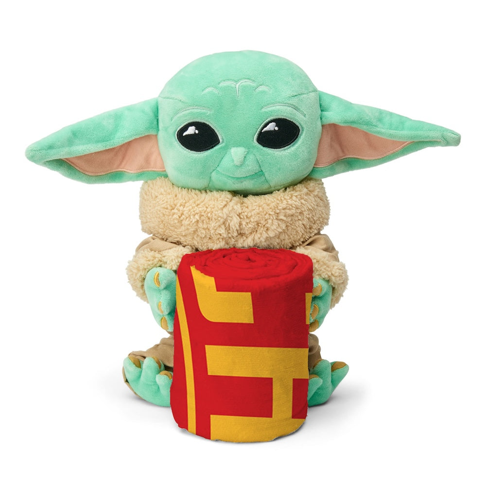 Kansas City Chiefs Baby Yoda Hugger and Towel