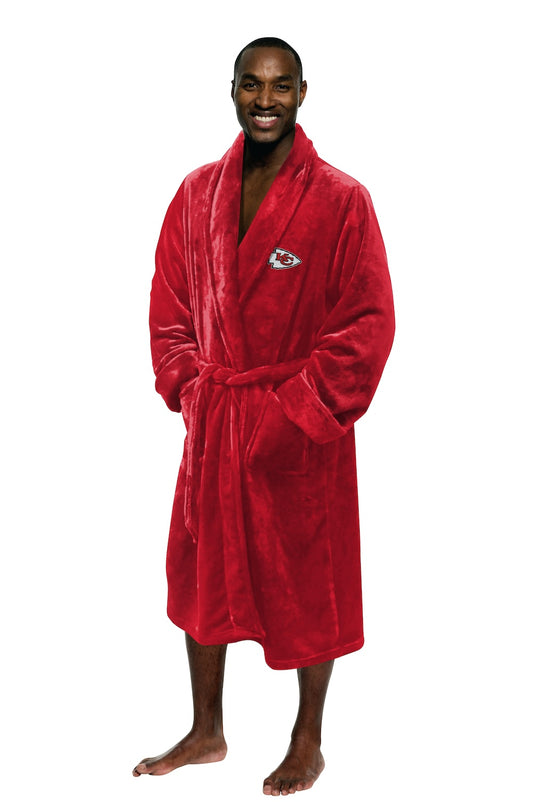 Kansas City Chiefs silk touch bathrobe