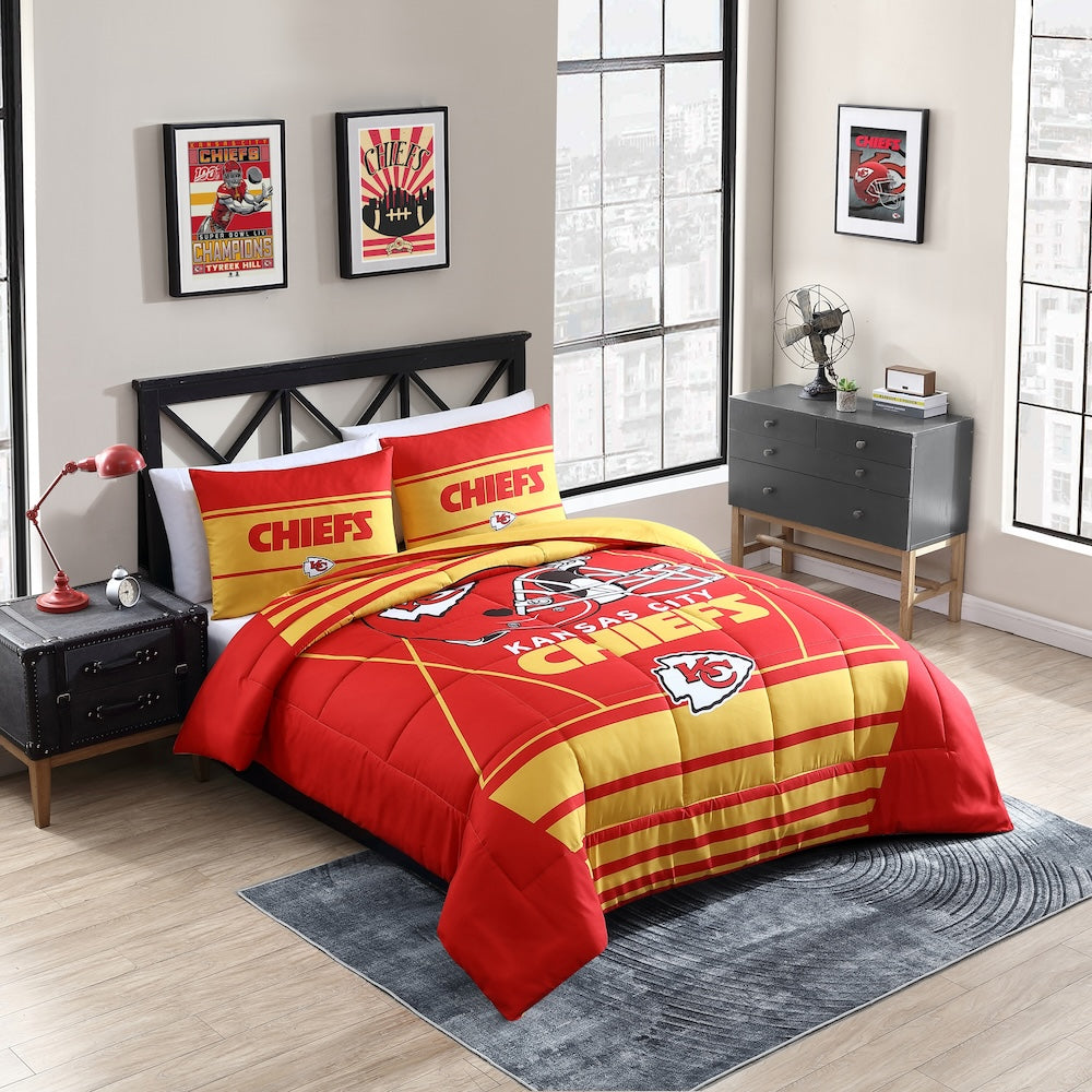 Kansas City Chiefs queen size comforter set