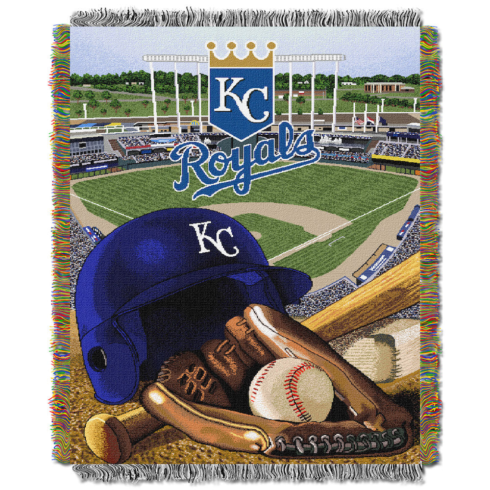 Kansas City Royals woven home field tapestry