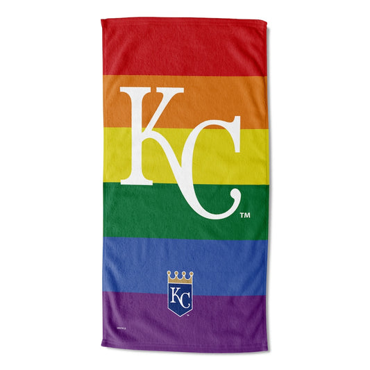 Kansas City Royals color block beach towel