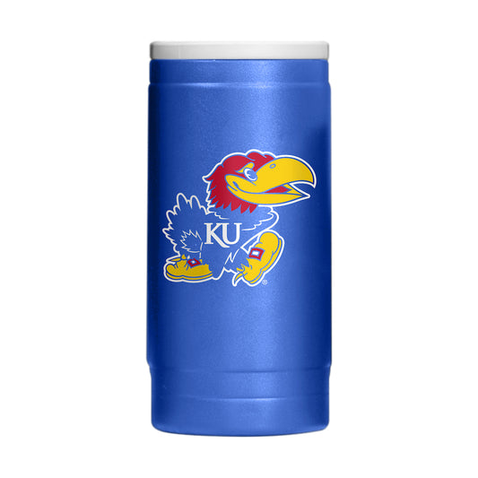 Kansas Jayhawks slim can cooler