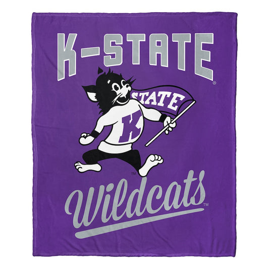 Kansas State Wildcats official silk touch throw blanket