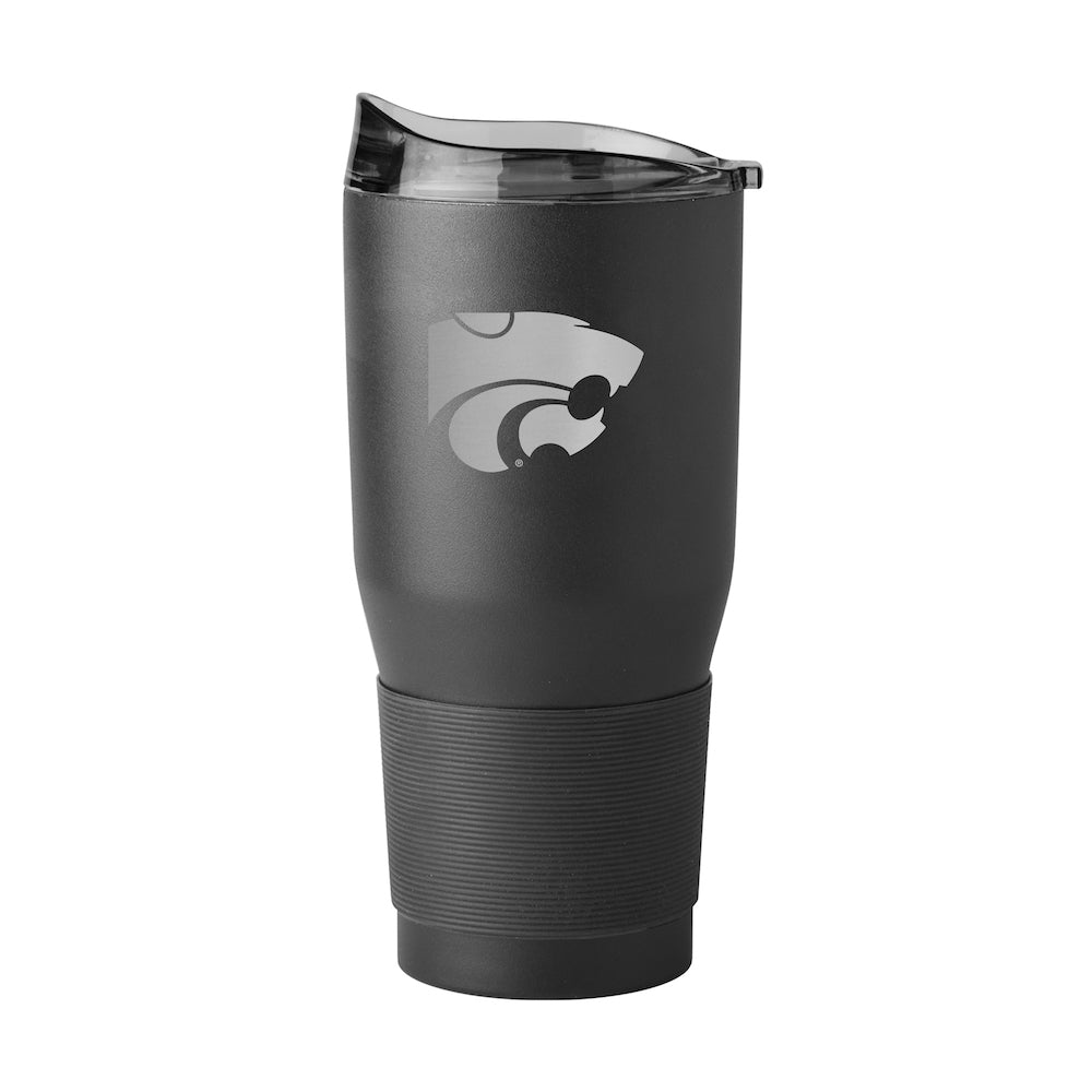 Kansas State Wildcats 30 oz black etch travel tumbler