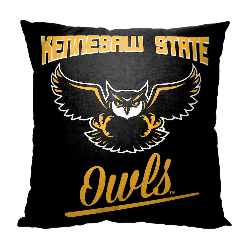 Kennesaw State Owls OFFICIAL throw pillow