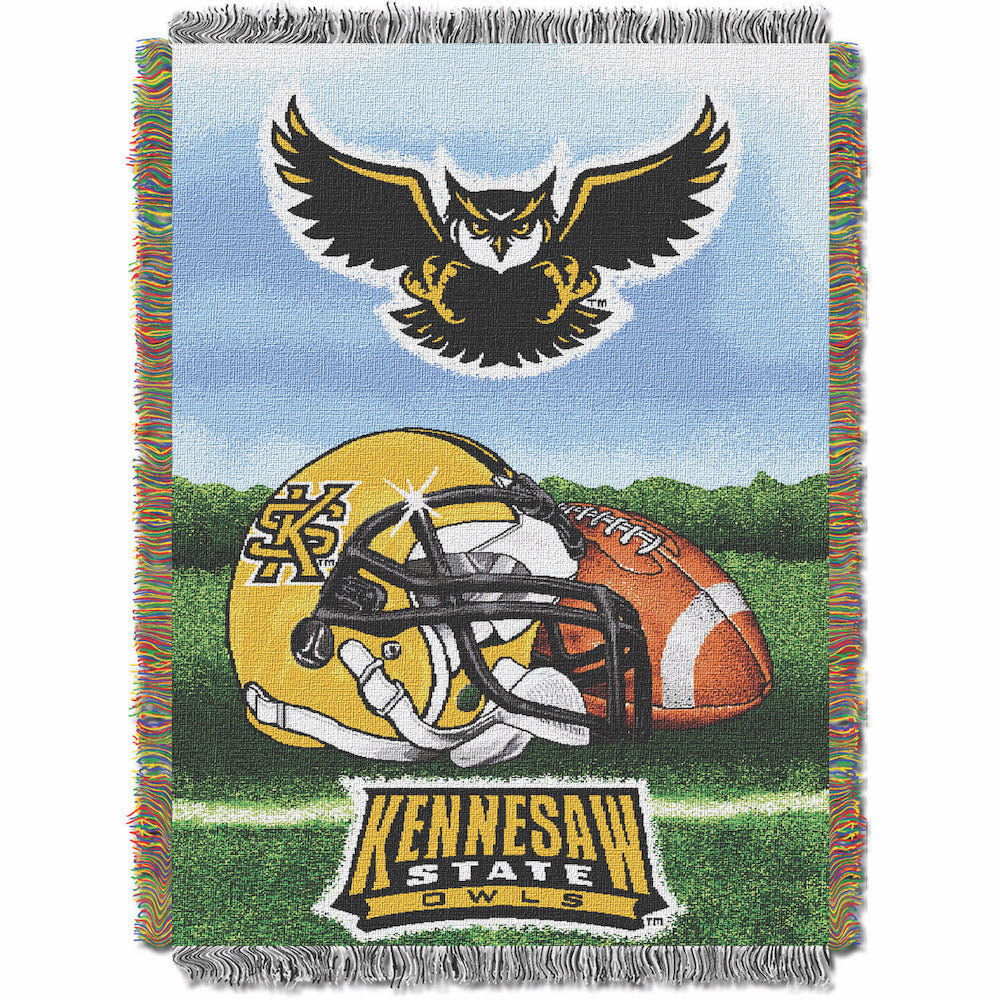 Kennesaw State Owls woven home field tapestry