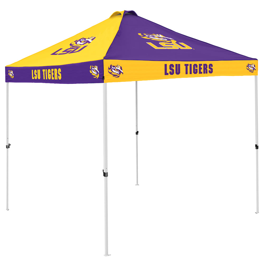 LSU Tigers checkerboard canopy