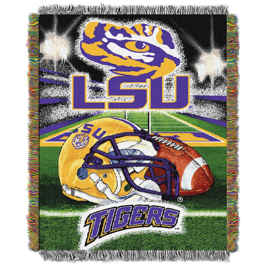 LSU Tigers woven home field tapestry